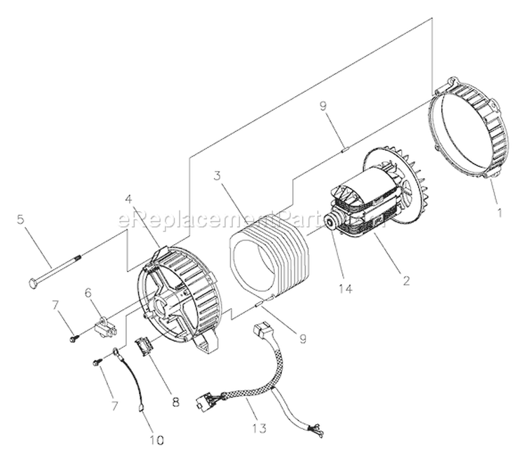 Page A Diagram and Parts List for 1655-2  Briggs and Stratton Generator